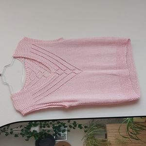 Knit Sleeveless Sweater Vest